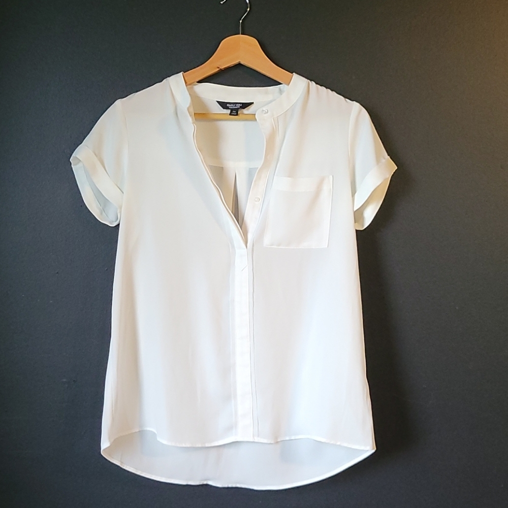 Simply Vera Verawang Sheer Blouse